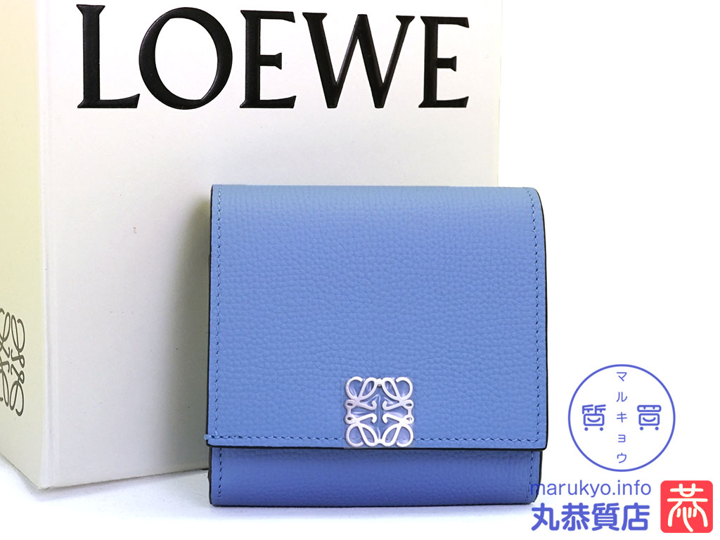 通販の【公式】 LOEWE*ロエベ*アナグラムコンパクトフラップウォレット